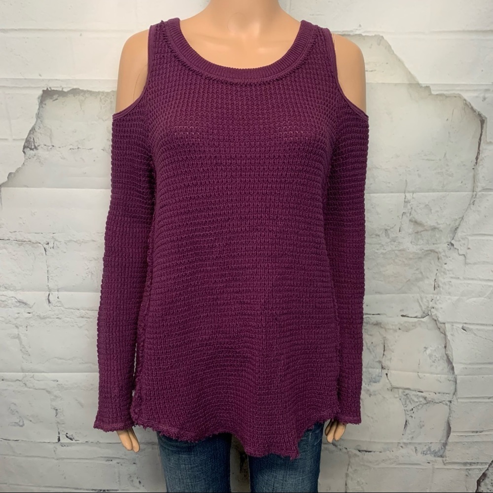 Free People Sunrise Pullover Sweater With Cutouts - Picture 5 of 10